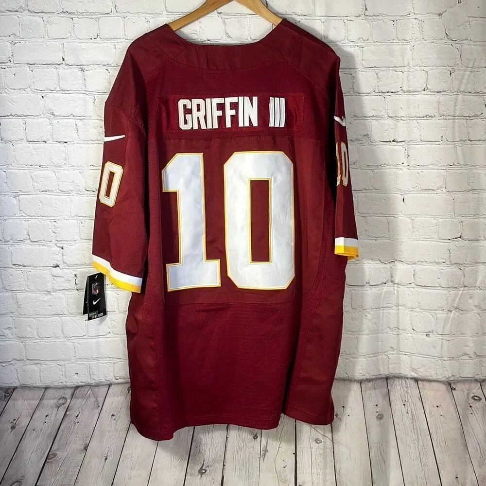 Nike Washington Redskins NFL Robert Griffin III On Field Football‎ Jersey 52 NEW